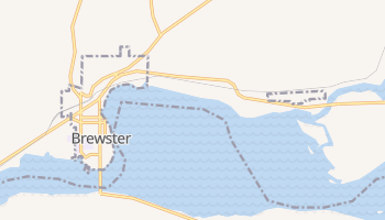 Brewster, Washington map