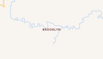Brooklyn, Washington map