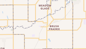 Brush Prairie, Washington map
