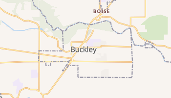 Buckley, Washington map