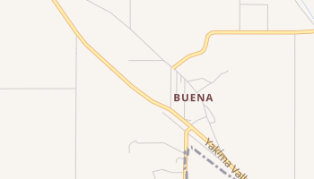 Buena, Washington map