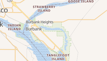 Burbank, Washington map
