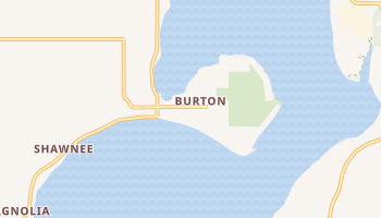 Burton, Washington map