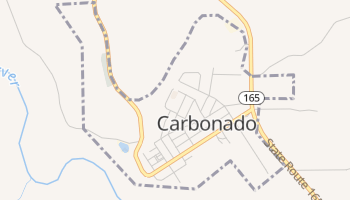 Carbonado, Washington map
