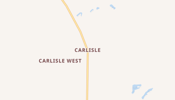 Carlisle, Washington map