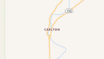 Carlton, Washington map