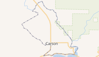 Carson, Washington map