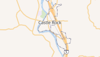 Castle Rock, Washington map