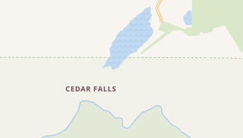 Cedar Falls, Washington map