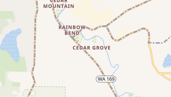 Cedar Grove, Washington map