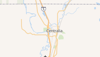 Centralia, Washington map