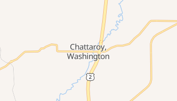 Chattaroy, Washington map