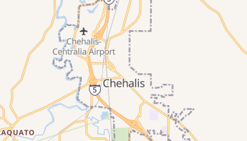 Chehalis, Washington map
