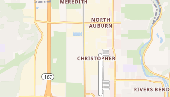 Christopher, Washington map