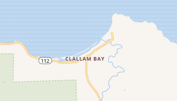 Clallam Bay, Washington map