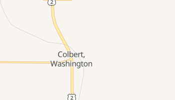 Colbert, Washington map
