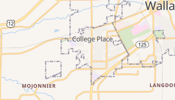 College Place, Washington map