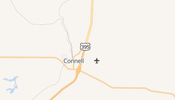 Connell, Washington map