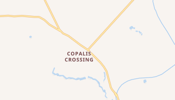 Copalis Crossing, Washington map