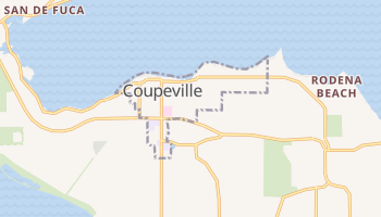 Coupeville, Washington map