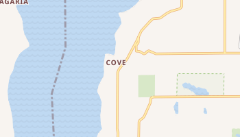 Cove, Washington map