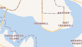 Cromwell, Washington map