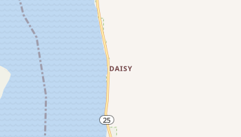 Daisy, Washington map