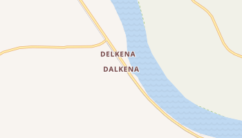 Dalkena, Washington map
