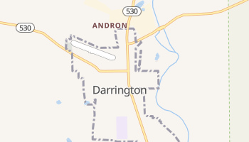 Darrington, Washington map