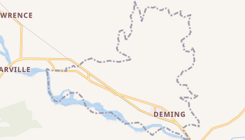 Deming, Washington map