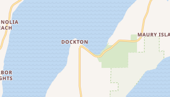 Dockton, Washington map