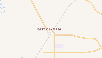 East Olympia, Washington map