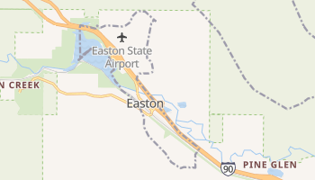 Easton, Washington map
