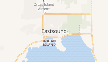 Eastsound, Washington map