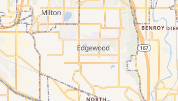 Edgewood, Washington map