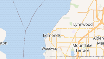 Edmonds, Washington map