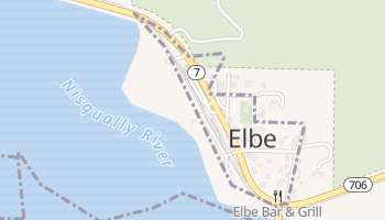 Elbe, Washington map