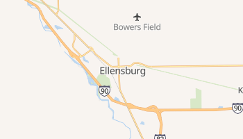 Ellensburg, Washington map