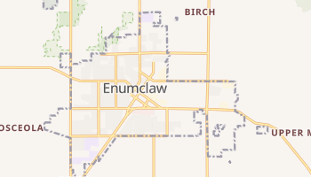 Enumclaw, Washington map