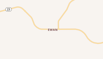 Ewan, Washington map