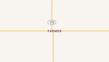 Farmer, Washington map