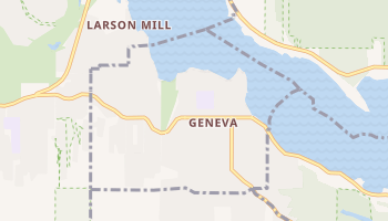 Geneva, Washington map