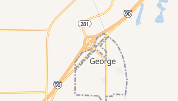George, Washington map
