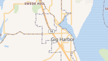 Gig Harbor, Washington map