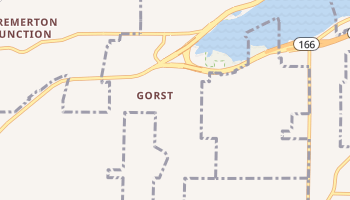 Gorst, Washington map