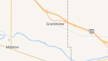 Grandview, Washington map