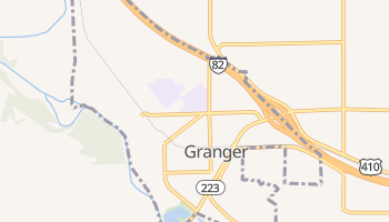 Granger, Washington map