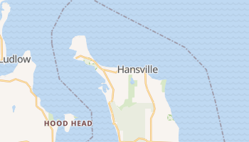 Hansville, Washington map