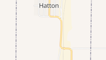 Hatton, Washington map