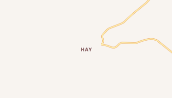 Hay, Washington map